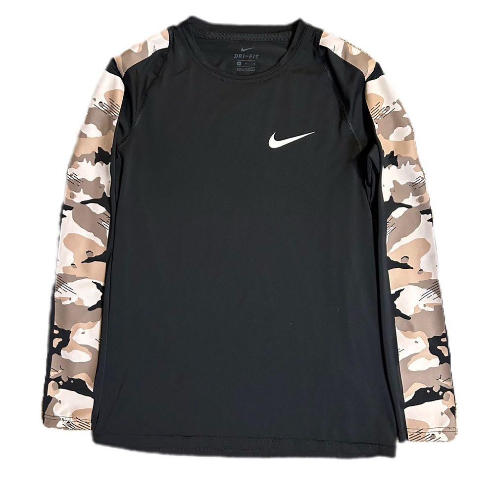 Nike Dri-Fit Long Sleeve Tee Camo